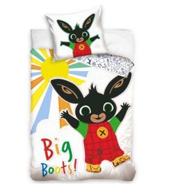 Obrázek produktu: Dětské povlečení Zajíček Bing a duhové sluníčko