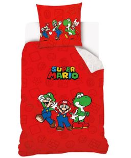 Obrázek produktu: Dětské povlečeníÍ Super Mario - Luigi a Yoshi