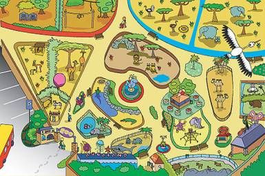 Obrázek produktu: Dětský hrací koberec ZOO 100 x 150 cm