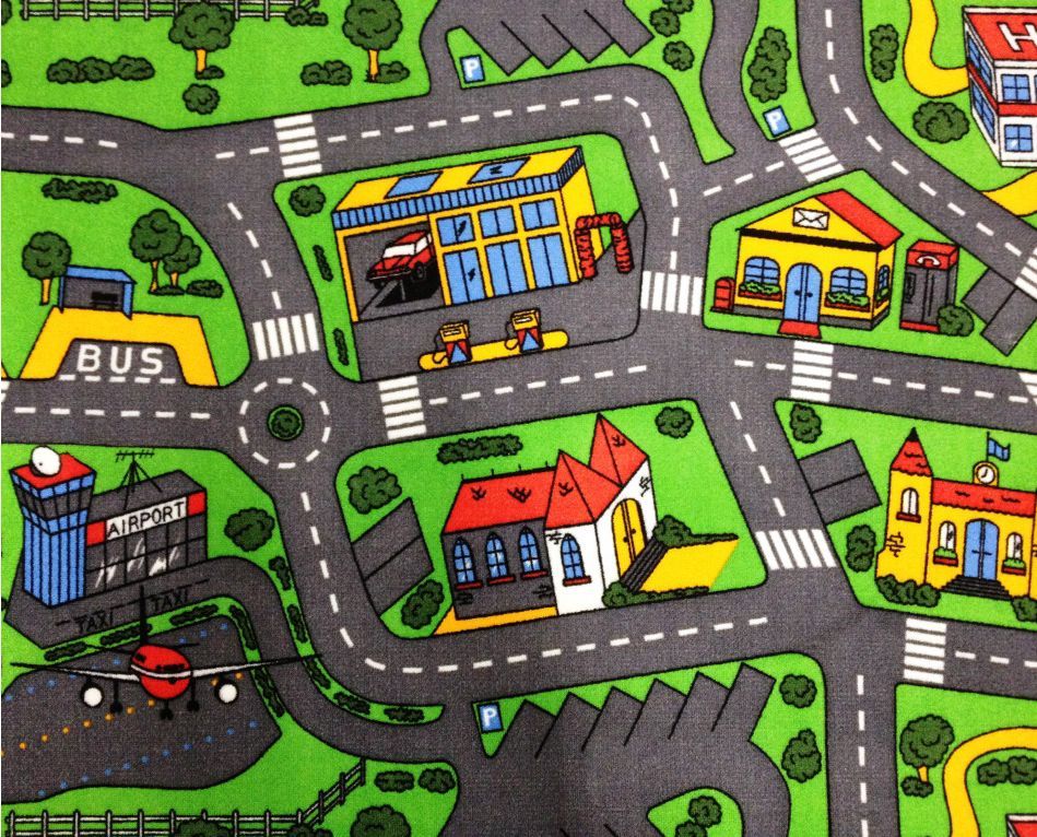Dětský koberec City Life 133 x 165 cm