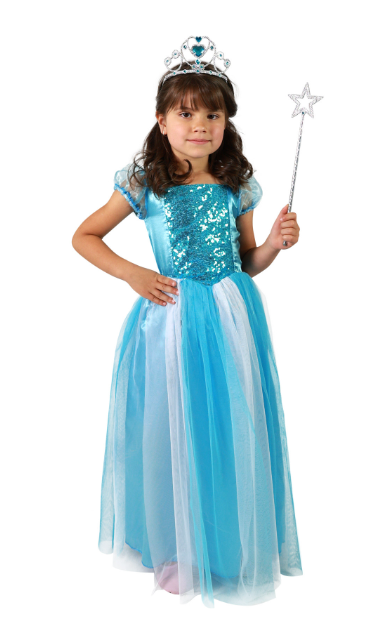 Dětský kostým princezna Modřenka S