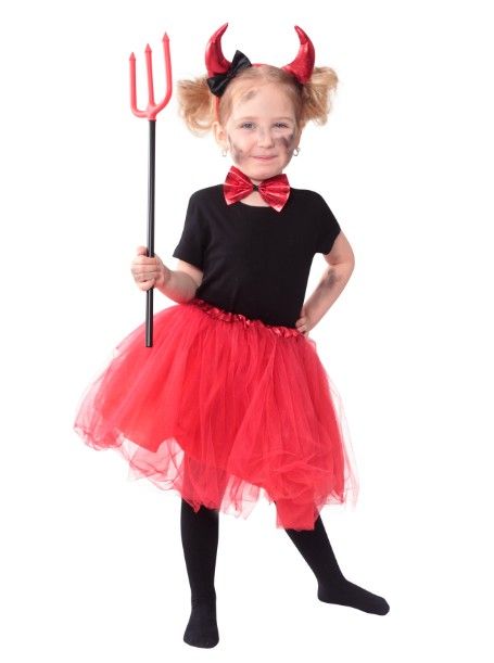 Dětský kostým TUTU set čertice