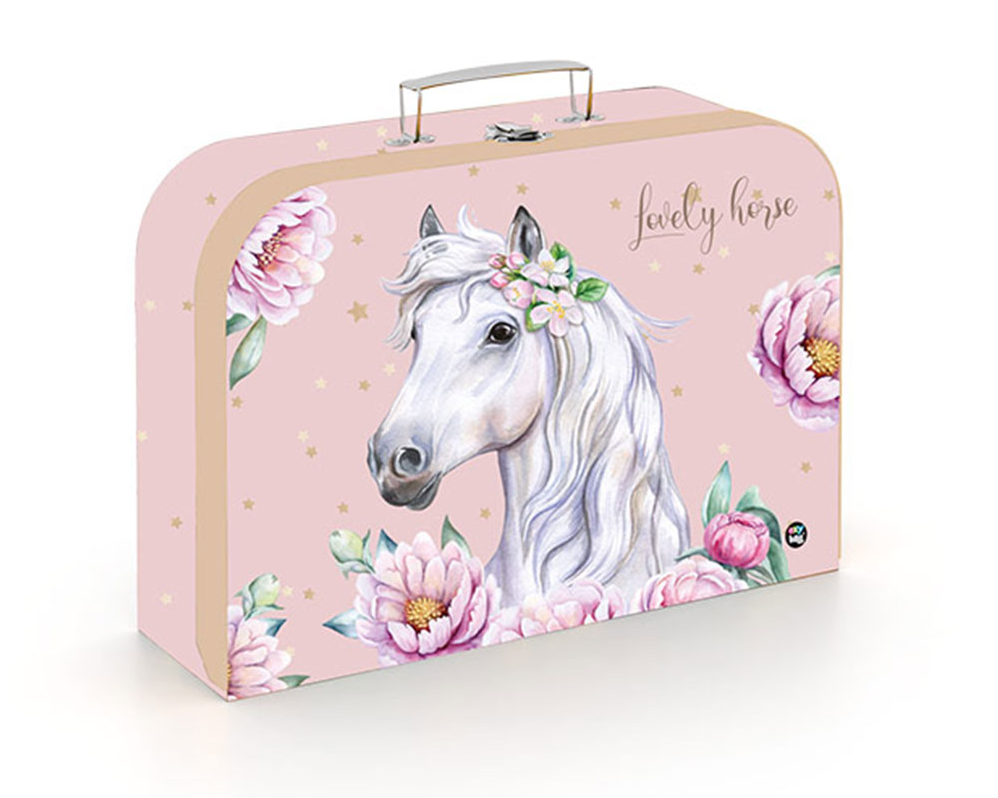 Dětský kufřík lamino 34 cm - Kůň romantic