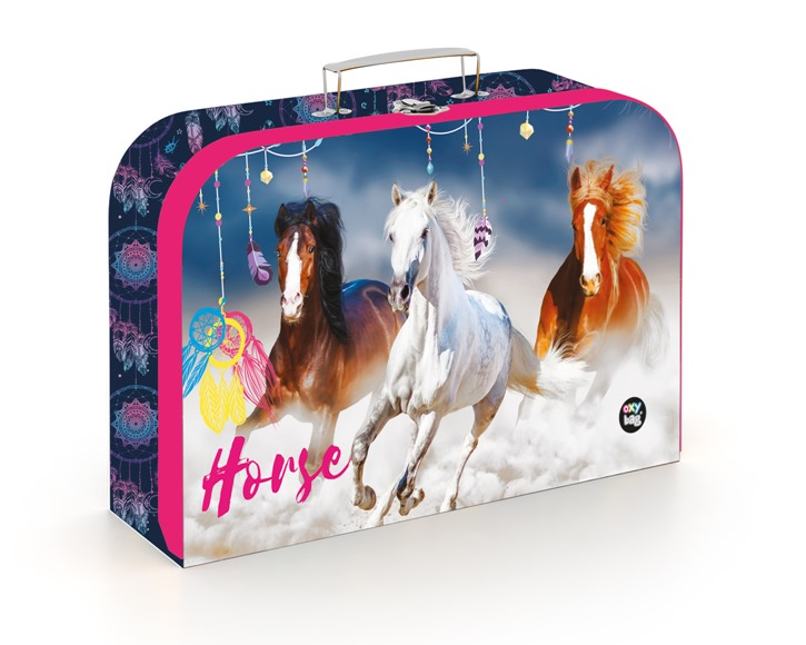 Dětský kufřík lamino 34 cm - Kůň