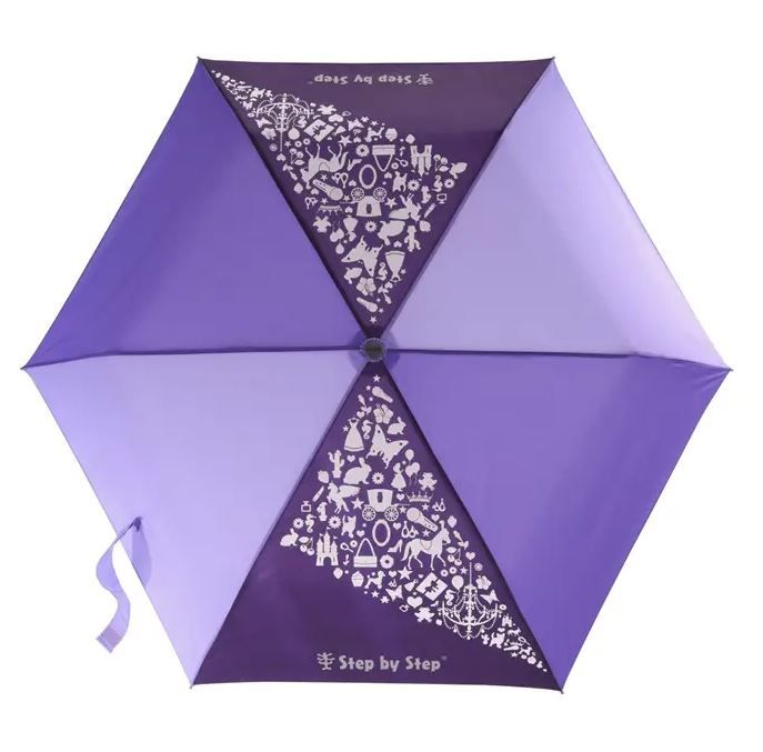 Dětský skládací deštník s magickým efektem, Purple