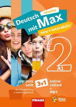 Obrázek produktu: Deutsch mit Max neu + interaktiv 2 - hybridní pracovní sešit 3v1 (barevný)