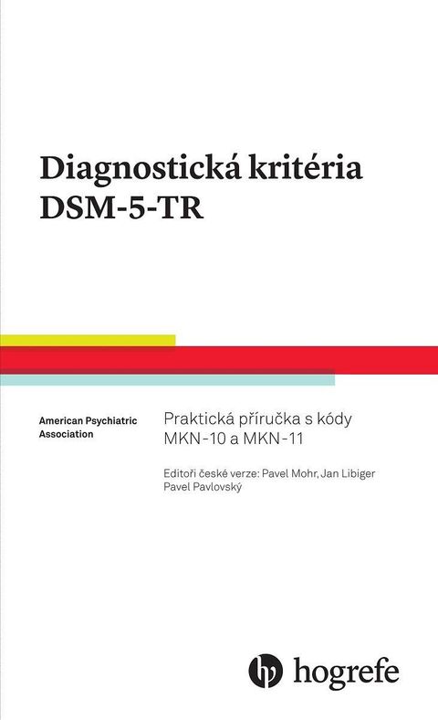 Obrázek produktu: Diagnostická kritéria DSM-5-TR