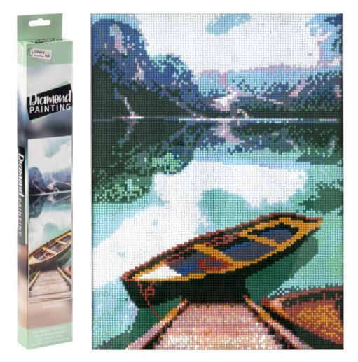 Diamantový obrázek - Jezero 40x50cm