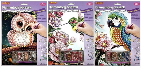 Obrázek produktu: Diamantový obrázek - ptáci