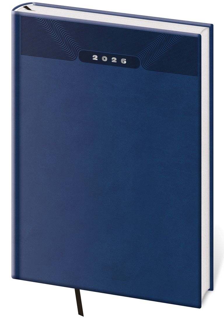 Diář 2026 denní A5 Print Classic - modrá