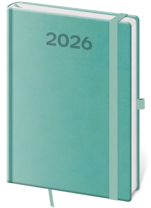 Obrázek produktu: Diář 2026 denní A5 Print Pop - světle zelená