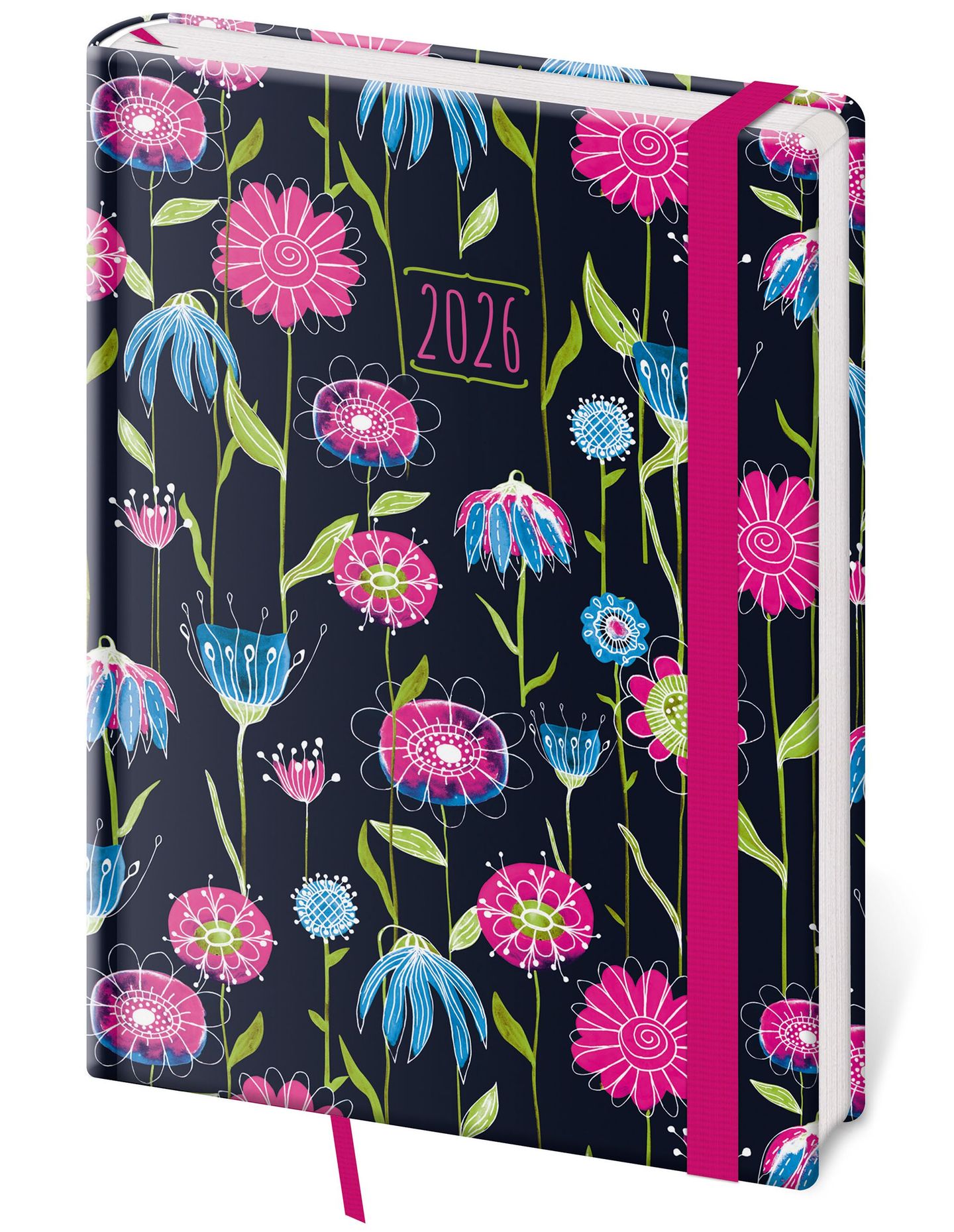 Diář 2026 denní A5 Vario - Fragrance s gumičkou