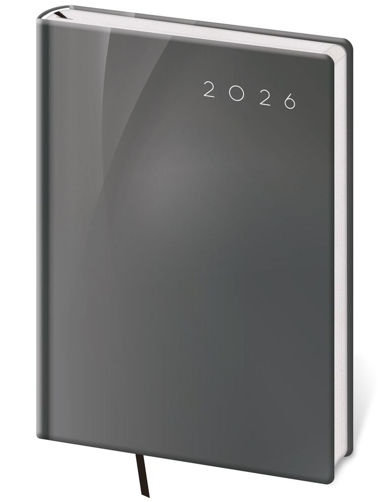 Diář 2026 denní A5 Vario - grey design