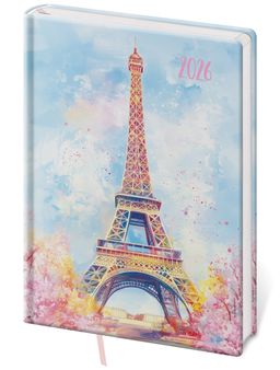Obrázek produktu: Diář 2026 denní A5 Vario Lyra - Paris