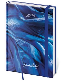 Obrázek produktu: Diář 2026 denní A5 Vario - Matragi Blue s gumičkou