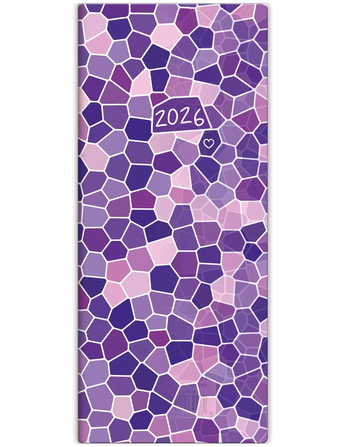 Diář 2026 kapesní - Napoli měsíční - design 1