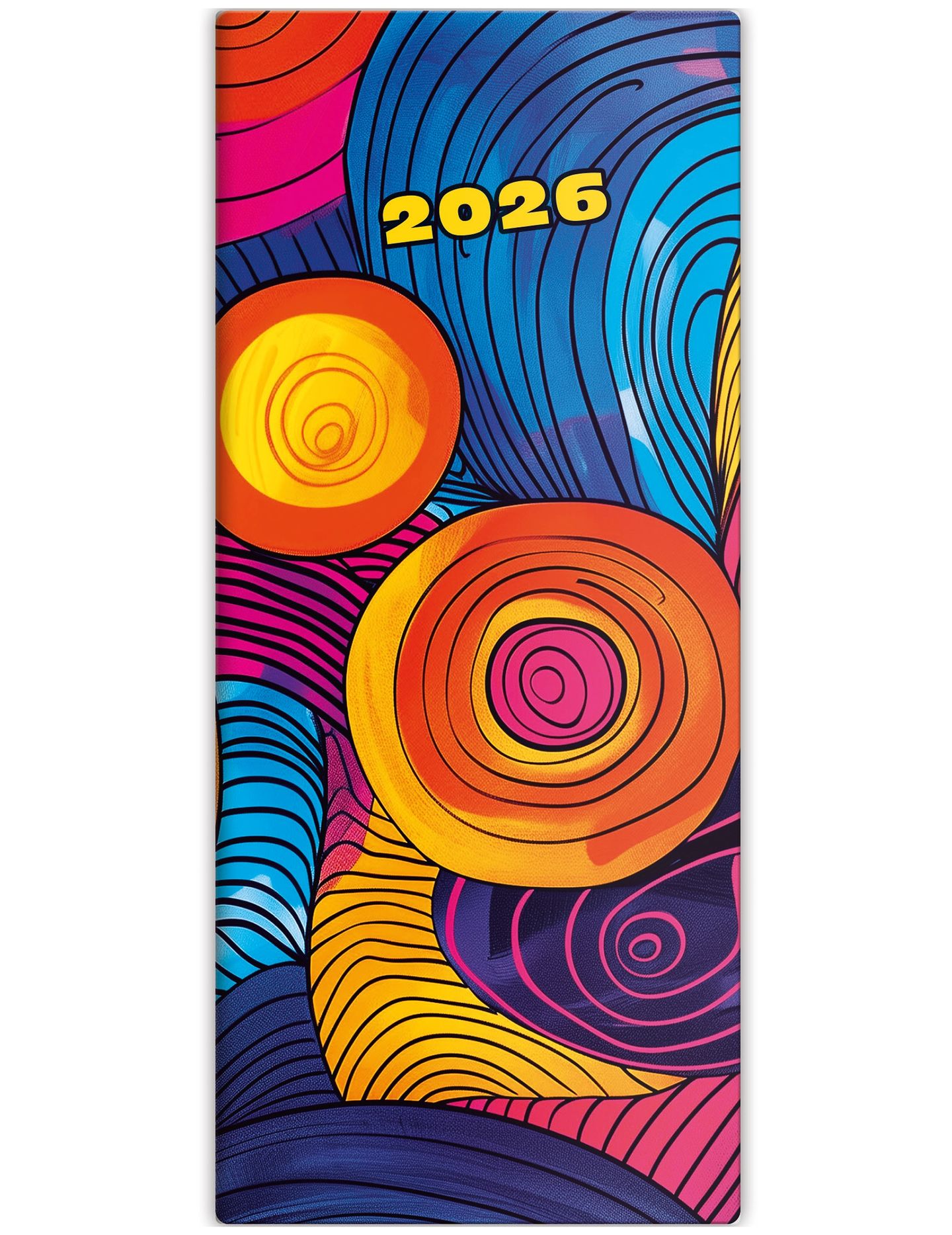 Diář 2026 kapesní - Napoli měsíční - design 4