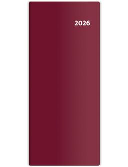 Obrázek produktu: Diář 2026 kapesní - Torino měsíční - bordó