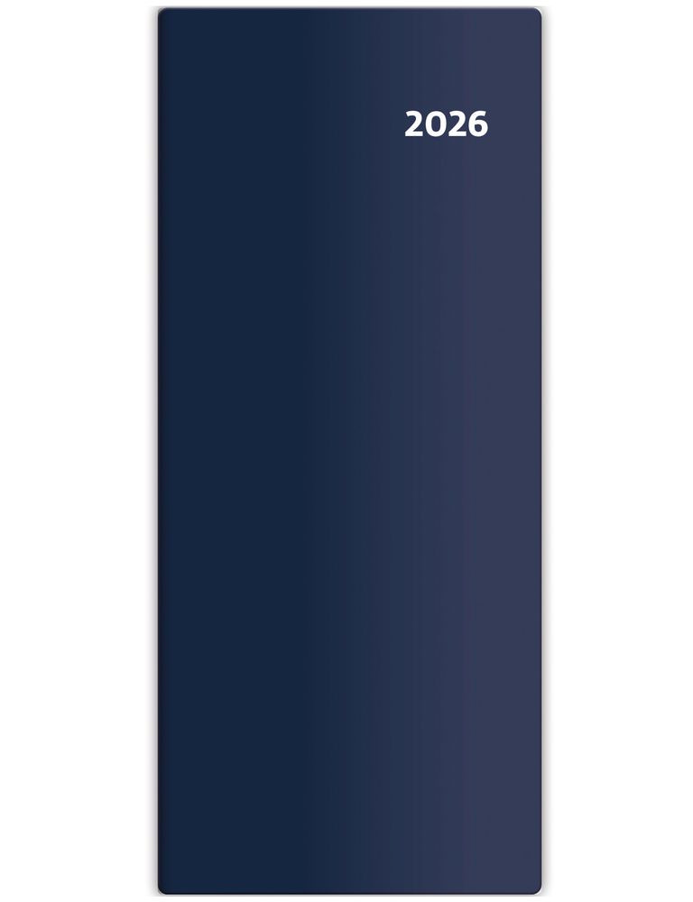 Diář 2026 kapesní - Torino měsíční - modrá