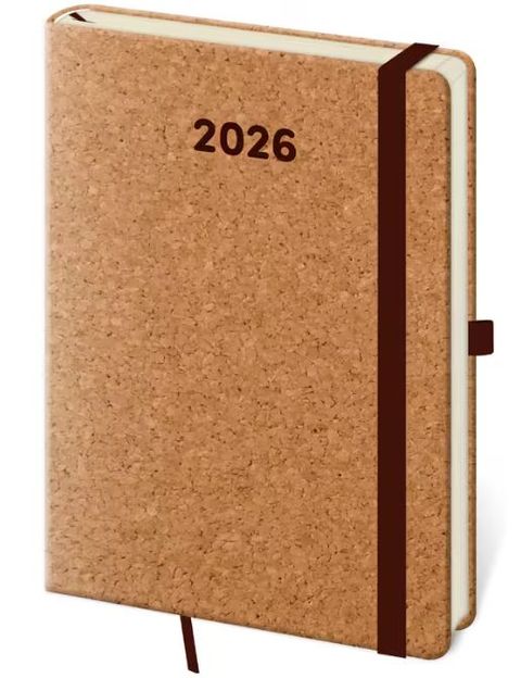 Obrázek produktu: Diář 2026 týdenní A5 Cork NEW