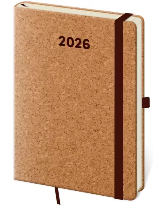 Diář 2026 týdenní A5 Cork NEW