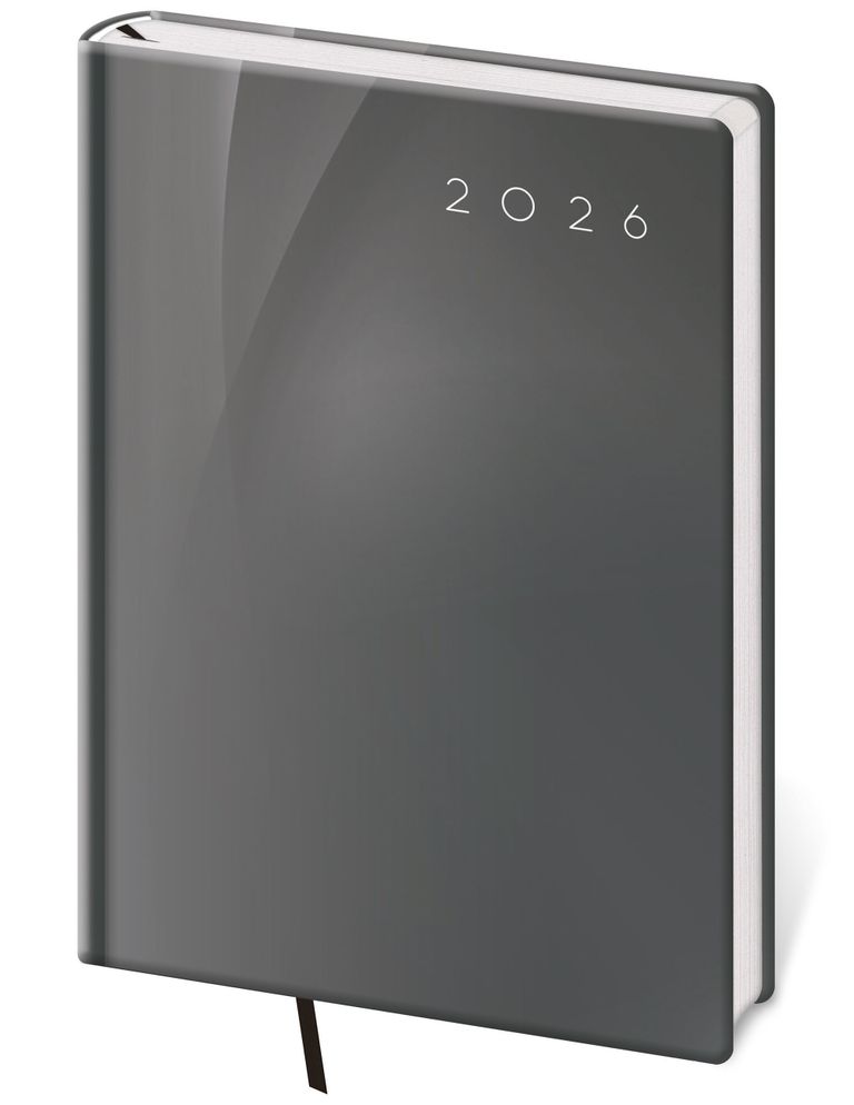 Týdenní diář 2026 A5 Vario Grey design