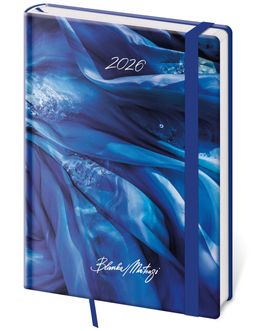 Obrázek produktu: Diář 2026 týdenní A5 Vario - Matragi Blue s gumičkou