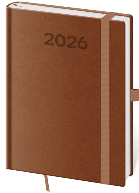 Obrázek produktu: Diář 2026 týdenní B6 Print Pop - mousse