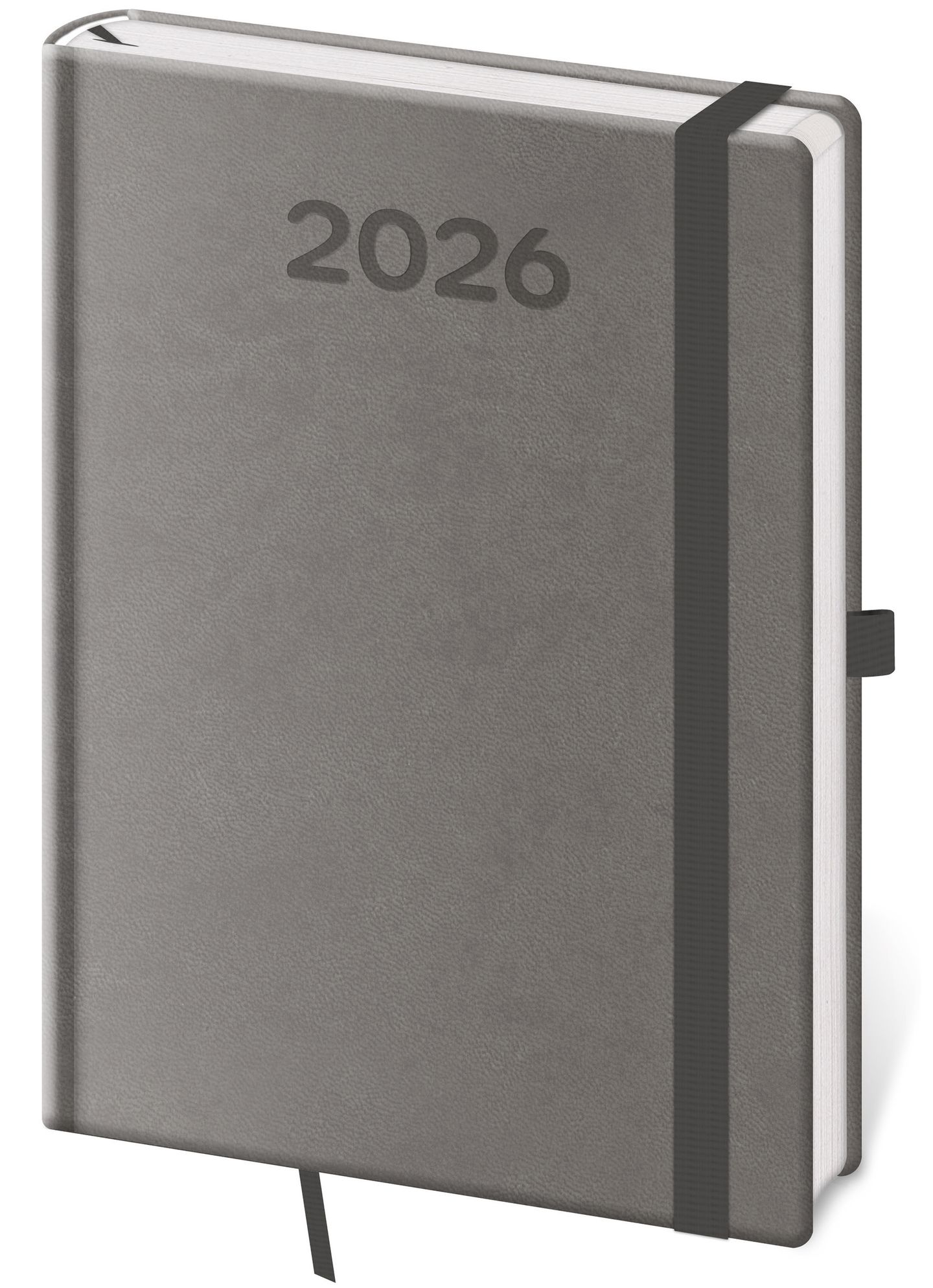 Diář 2026 týdenní B6 Print Pop - šedá