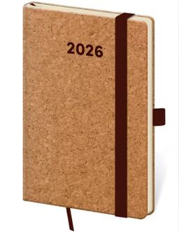 Obrázek produktu: Diář 2026 týdenní kapesní Cork NEW