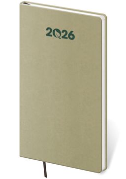 Obrázek produktu: Diář 2026 týdenní kapesní ECO - Kiwi