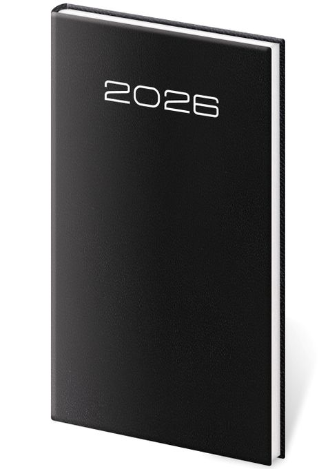 Obrázek produktu: Diář 2026 týdenní kapesní Old Karachi - černá