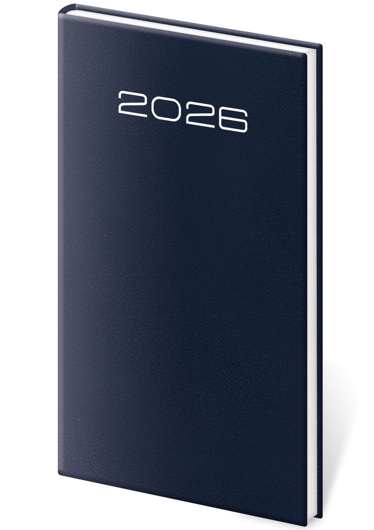 Diář 2026 týdenní kapesní Old Karachi - modrá