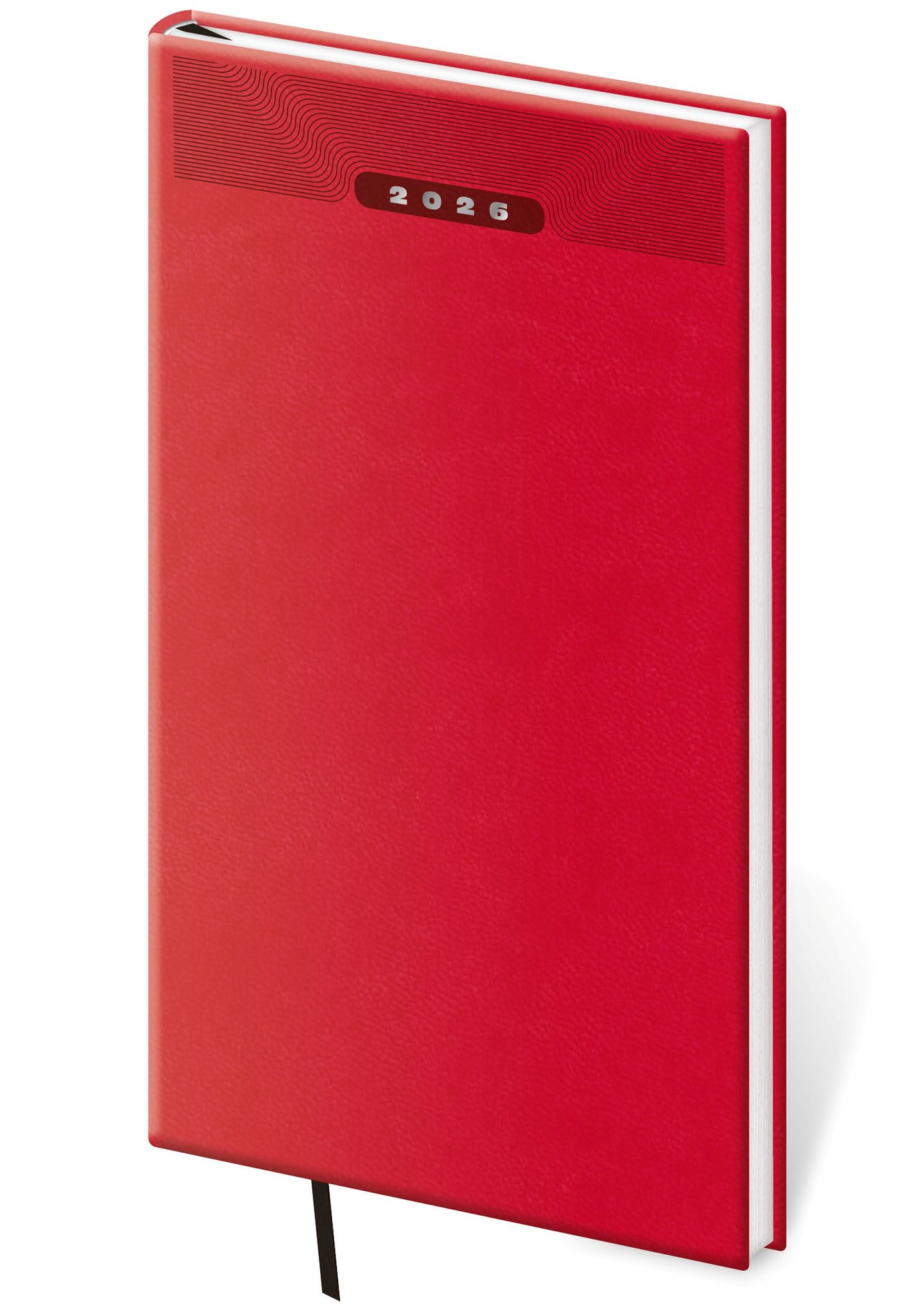 Diář 2026 týdenní kapesní Print Classic - červená