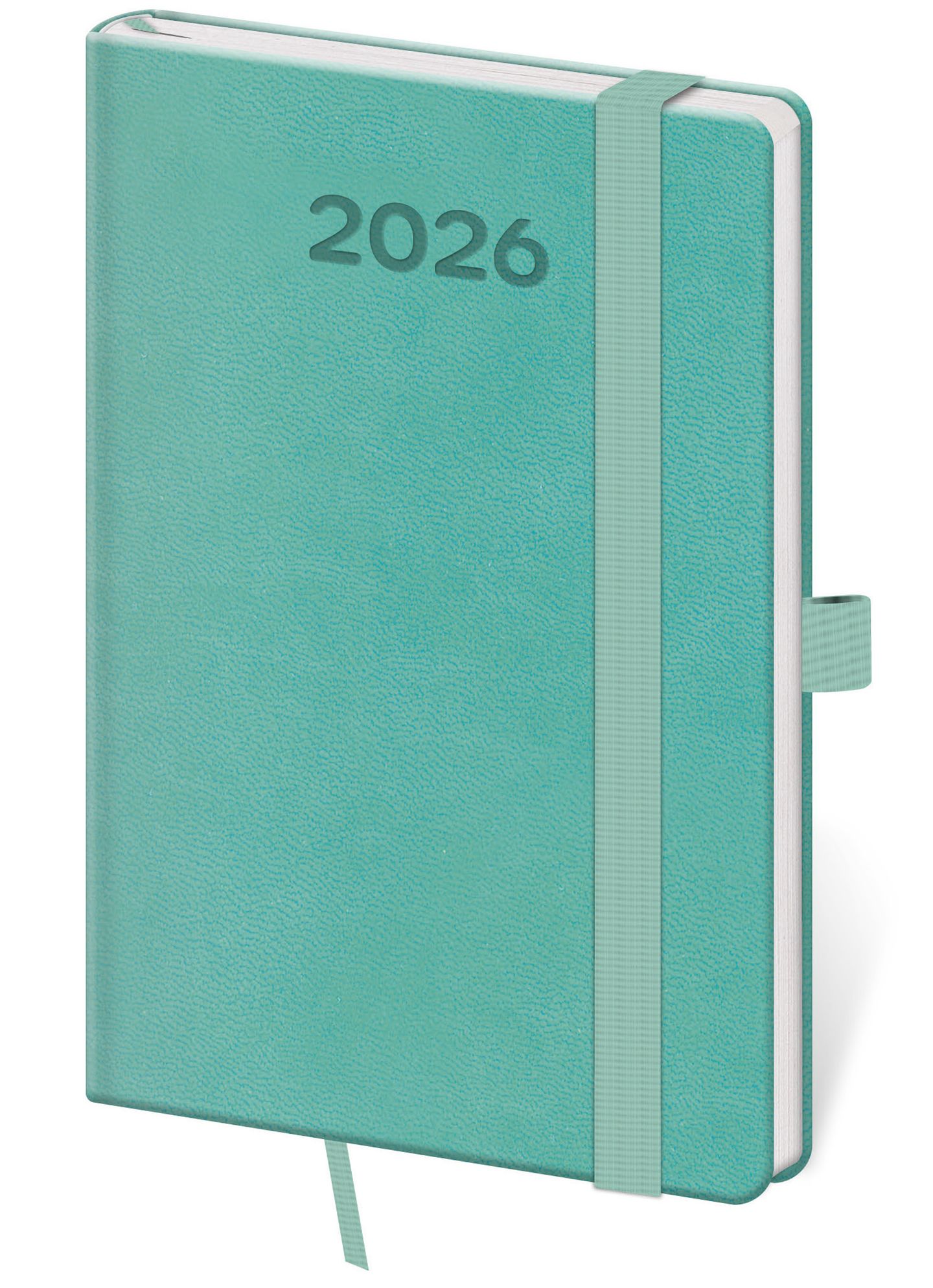 Diář 2026 týdenní kapesní Print Pop - světle zelená