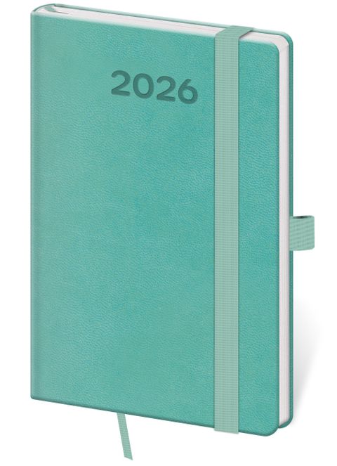 Obrázek produktu: Diář 2026 týdenní kapesní Print Pop - světle zelená