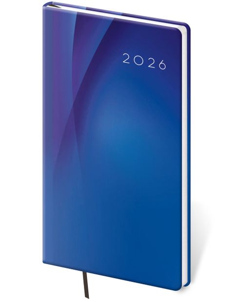 Obrázek produktu: Diář 2026 týdenní kapesní Vario - blue design
