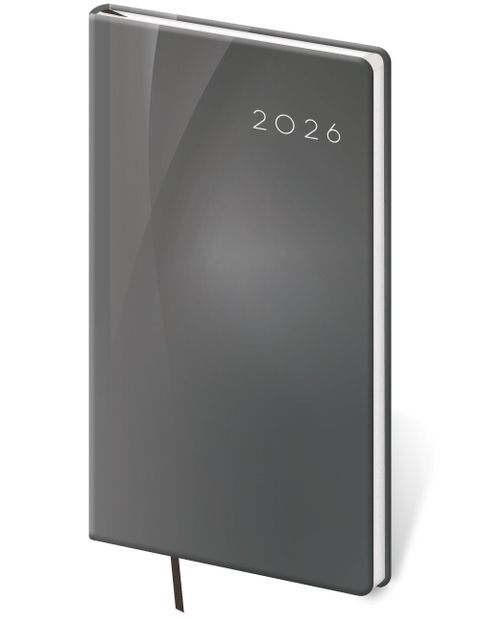 Obrázek produktu: Diář 2026 týdenní kapesní Vario - grey design