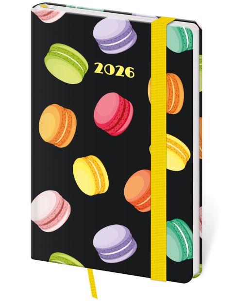 Obrázek produktu: Diář 2026 týdenní kapesní Vario - Macarons s gumičkou