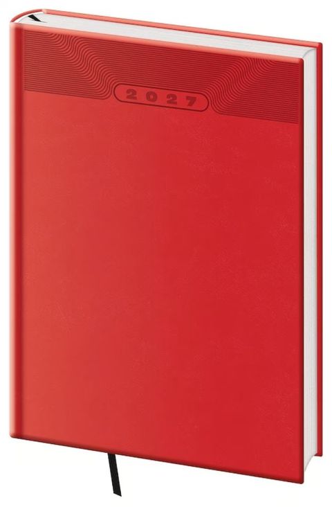 Obrázek produktu: Diář 2027 denní A5 Print Classic - červená