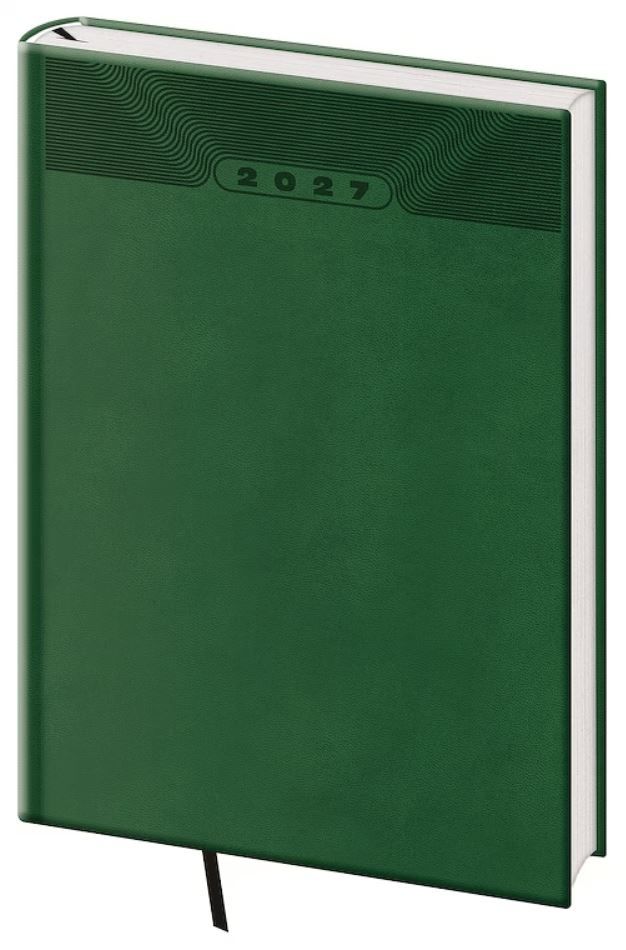 Diář 2027 denní A5 Print Classic - zelená