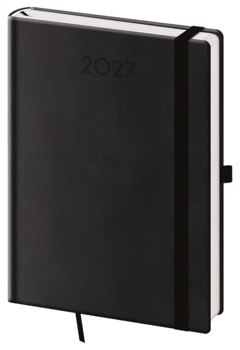 Obrázek produktu: Diář 2027 denní A5 Print Plus - černá NEW