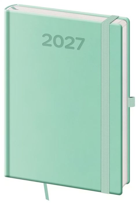 Obrázek produktu: Diář 2027 denní A5 Print Pop - světle zelená