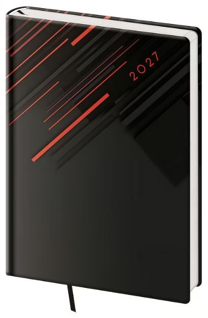 Diář 2027 denní A5 Vario - 1 RED LINES