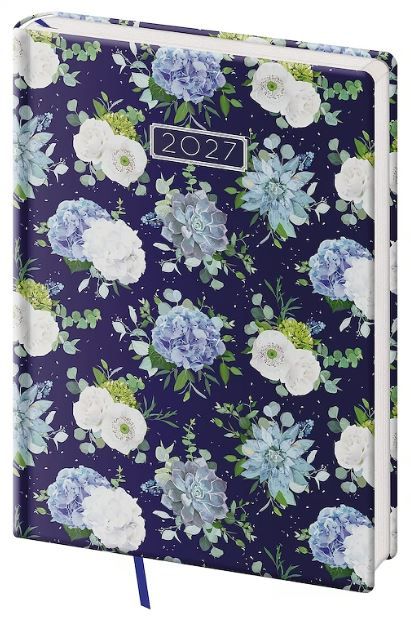 Diář 2027 denní A5 Vario Lyra - Floral