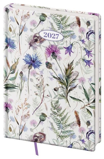 Diář 2027 denní A5 Vario Lyra - Meadow