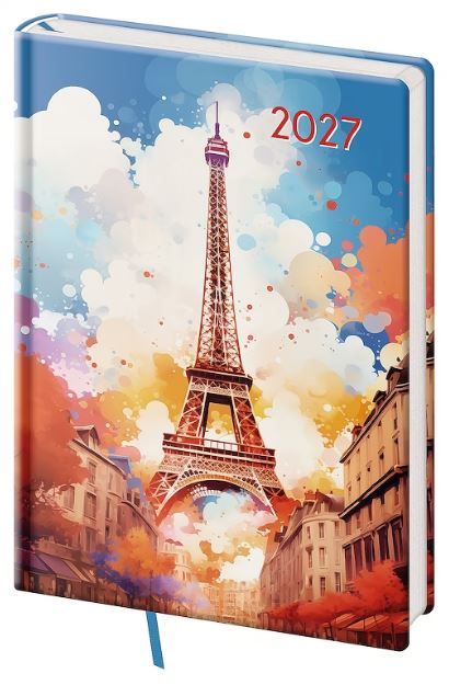 Diář 2027 denní A5 Vario Lyra - Paris