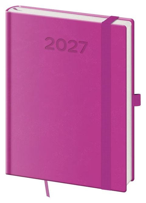 Obrázek produktu: Diář 2027 denní B6 Print Pop - fialová