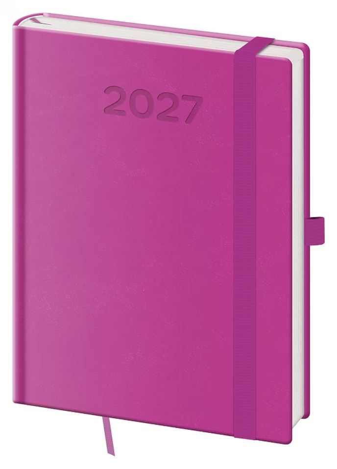 Diář 2027 denní B6 Print Pop - fialová