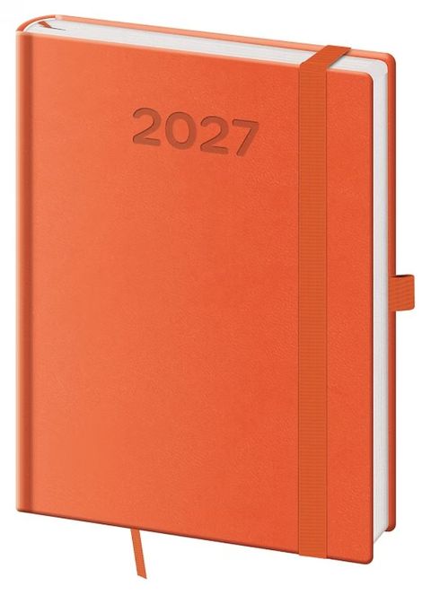Obrázek produktu: Diář 2027 denní B6 Print Pop - oranžová